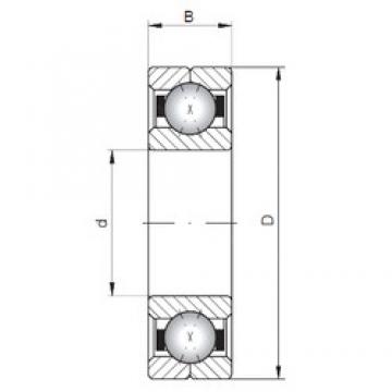 ISO Q1092 Rolamentos de esferas de contacto angular