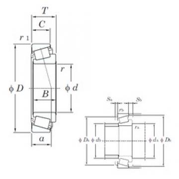 100 mm x 215 mm x 73 mm  KOYO 32320JR Rolamentos de rolos gravados